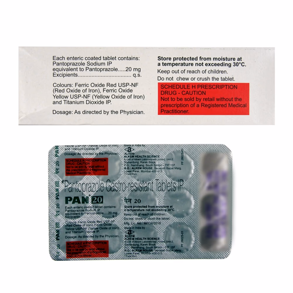 PAN 20mg Tablet 30S 2