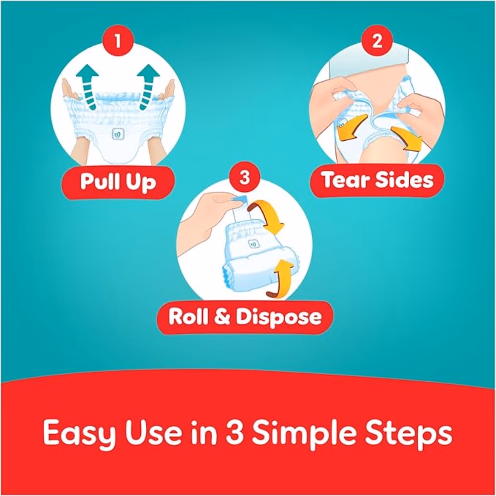 Pampers 5 Pants Rash Protection 60 Diapers 5