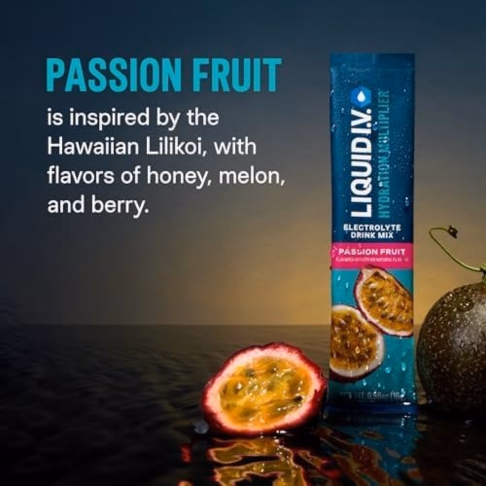 Liquid IV Hydration Multiplier 16s Passion Fruit 5