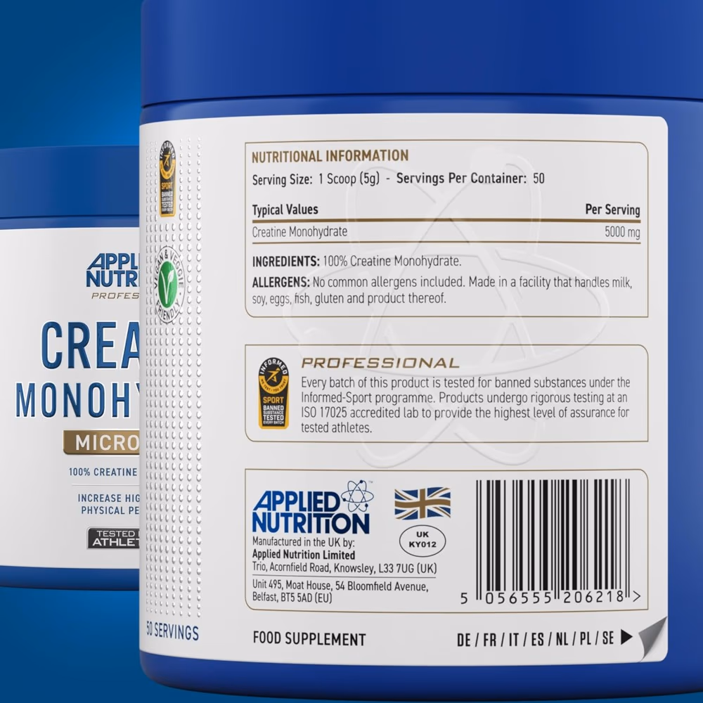 Applied Nutrition Creatine Monohydrate Powder 250gm 4