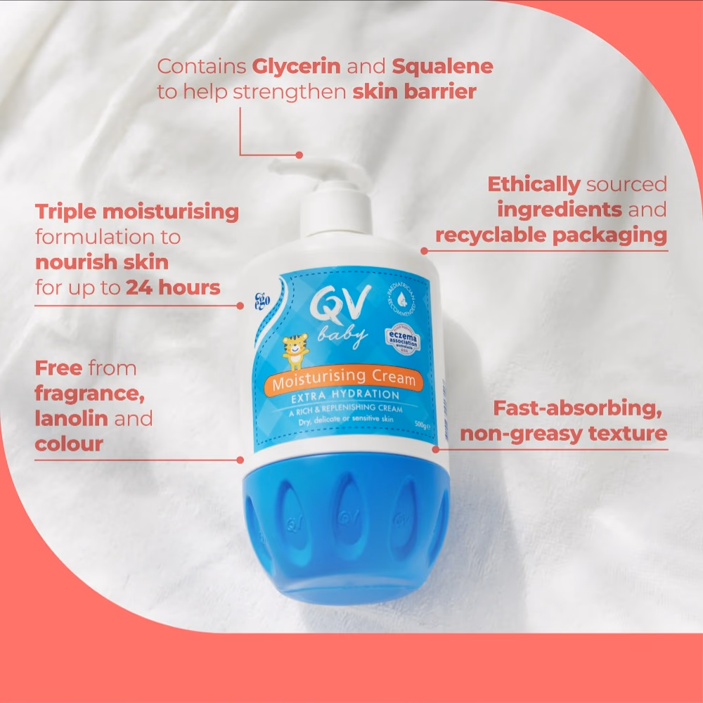 QV Baby Moisturising Cream 500ml 3