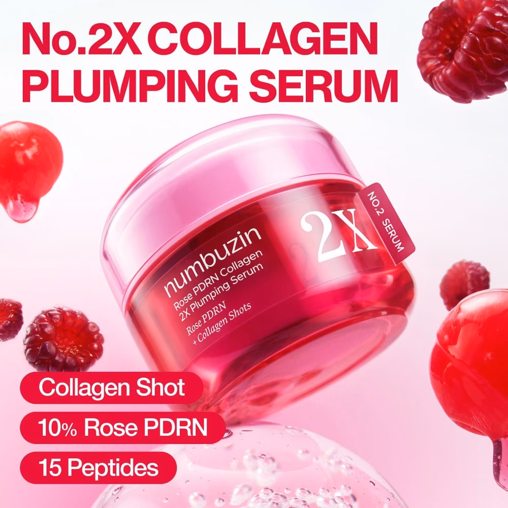 Numbuzin Rose PDRN 2X Plumping Serum 30ml 2