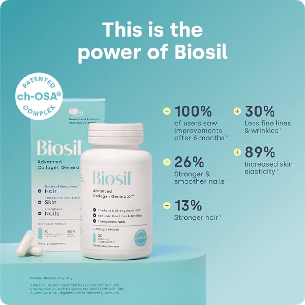BioSil Advanced Collagen Generator Original 60 Capsules 4