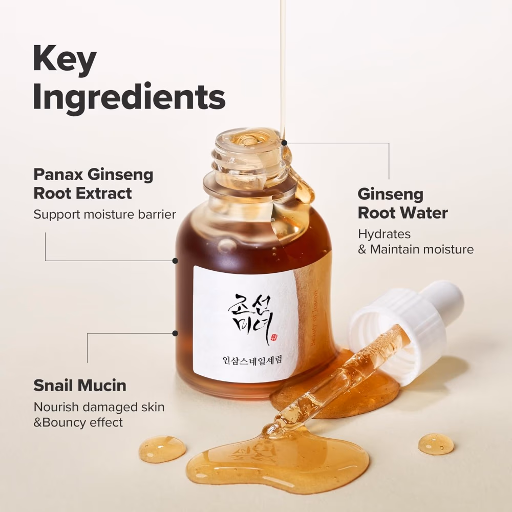 Beauty Of Joseon Revive Serum: Ginseng + Snail Mucin - Revitalizing Serum With Ginseng And Snail Mucin To Boost Elasticity, Heal, And Brighten Skin. 4