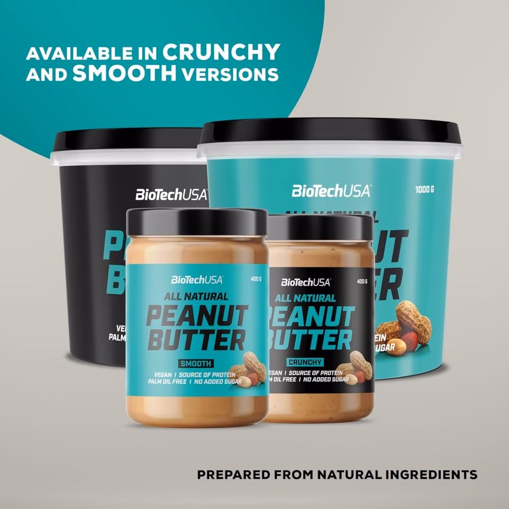BioTech USA Peanut Butter Crunchy, 1000g 2