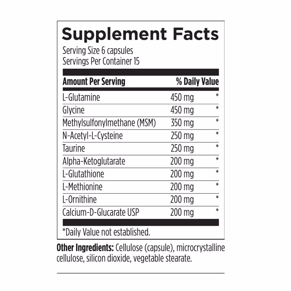 Designs For Health Amino-D-Tox - 90 Capsules 2
