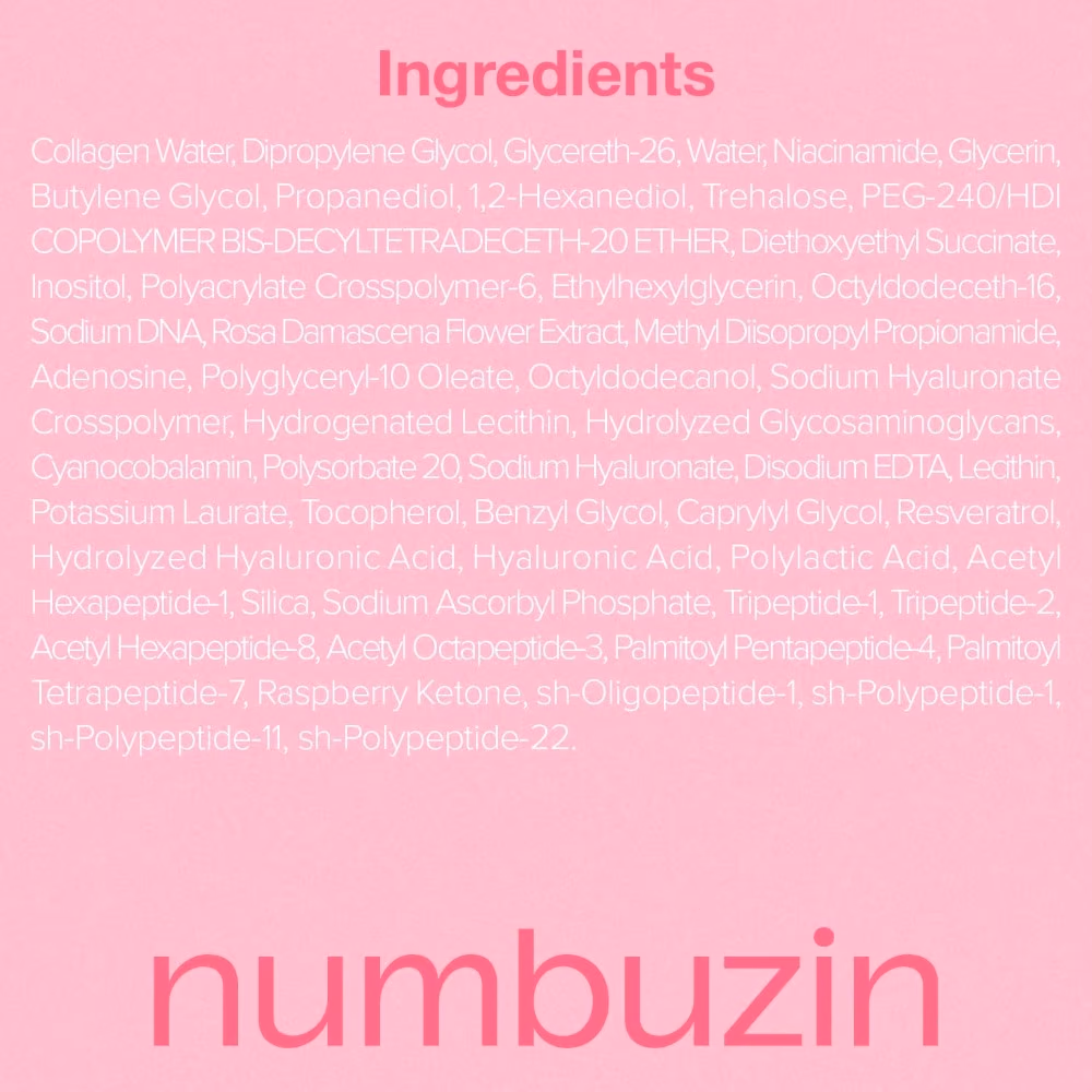 Numbuzin No.2 Rose PDRN Collagen Plumping Serum 30ml 2