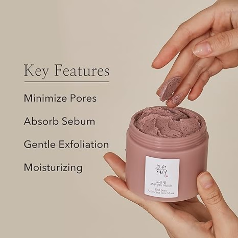 Beauty Of Joseon Redbean Pore Refreshing Mask - 140ml Pore-Refining Mask With Red Bean Extract To Cleanse, Tighten, And Revitalize Skin. 4