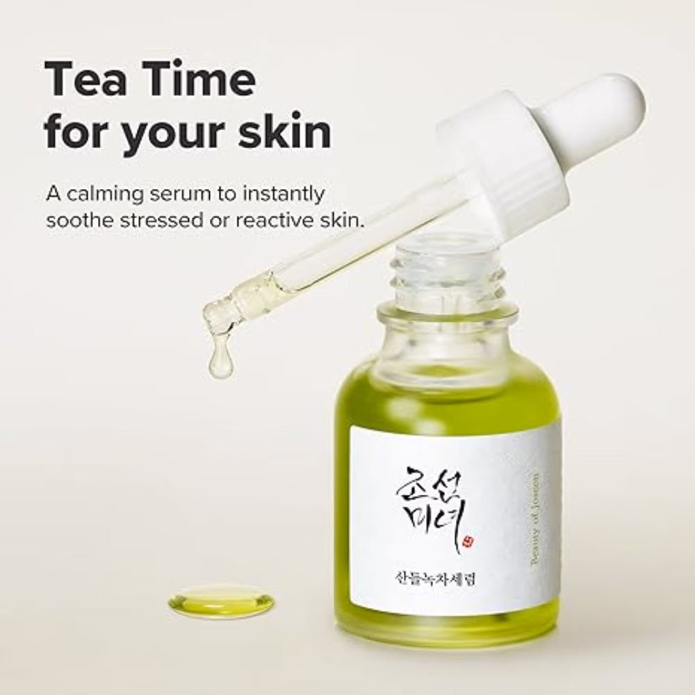 Beauty Of Joseon Green Tea + Panthenol Calming Serum 30ml- Soothing Serum With Green Tea And Panthenol To Calm, Hydrate, And Strengthen Sensitive Skin. 3