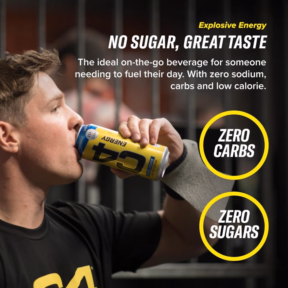 Cellucor C4 Energy RTD Pineapple Head 473ml x 12pcs Pack 3