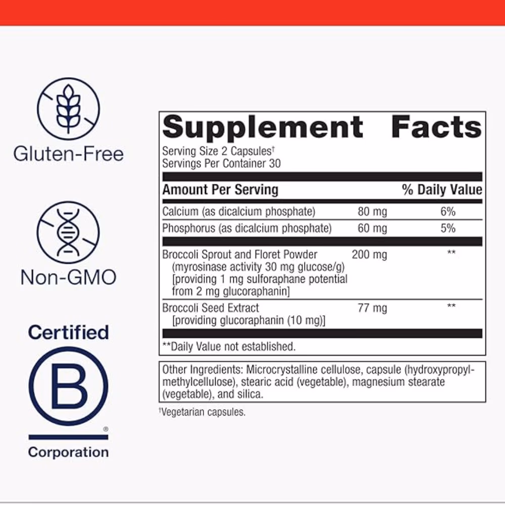 Metagenics SulforaClear 60 Capsules 3