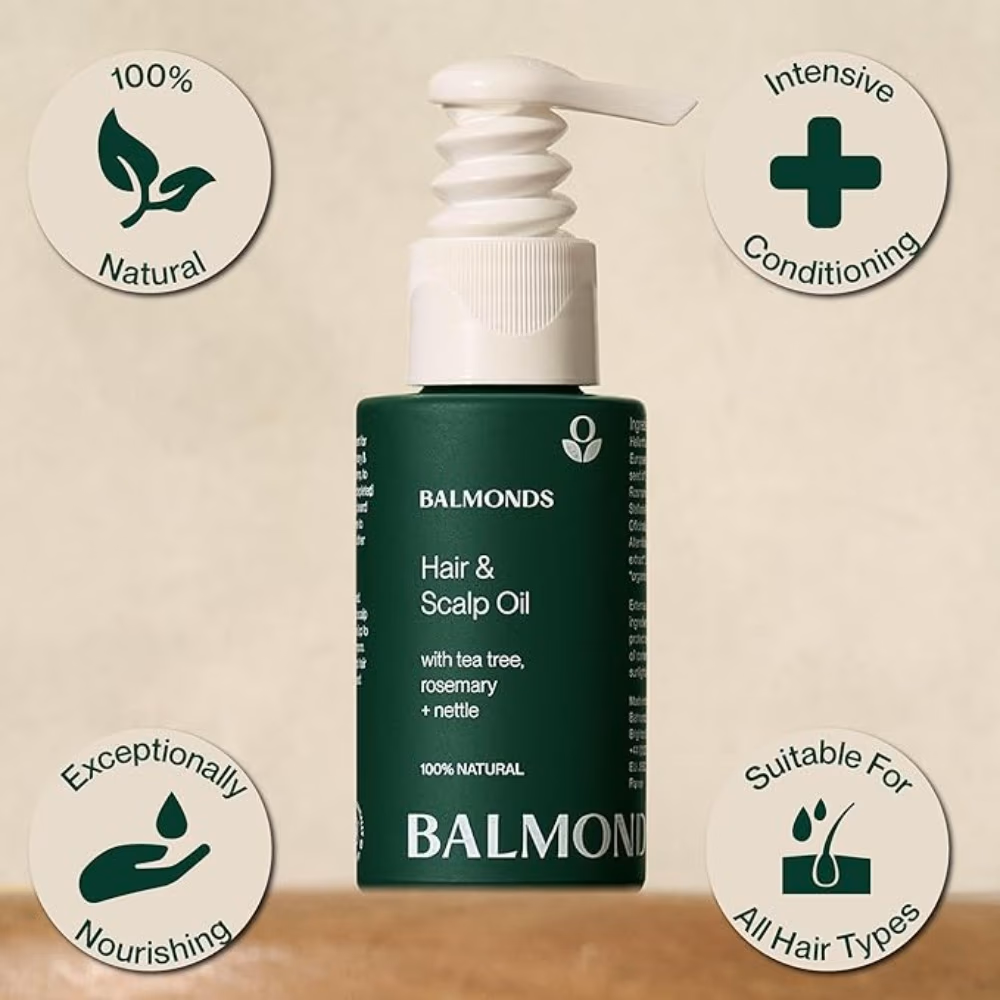 Balmonds Hair & Scalp Oil Tea Tree Rosemary 50ml 4