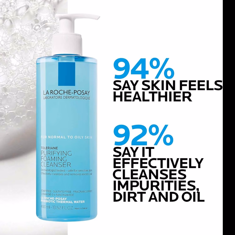 La Roche Posay Toleriane Purifying Foaming Cleanser 200ml 4