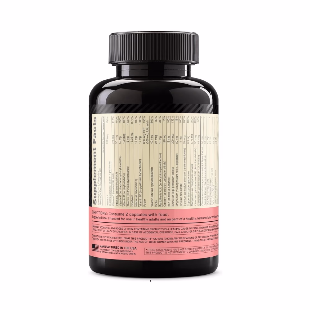 Optimum Nutrition Opti-Women 120 Capsules 2