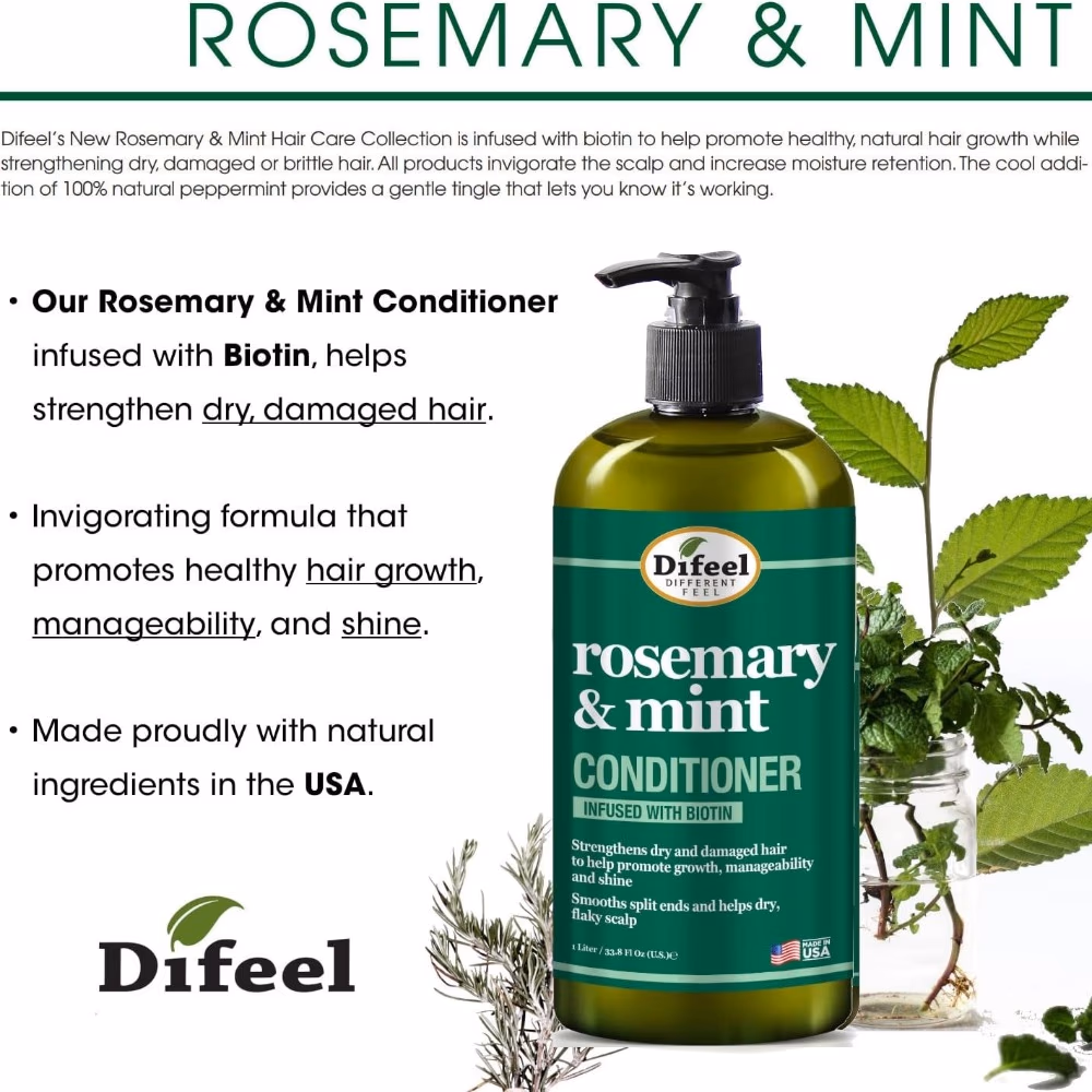 Difeel Rosemary Mint Hair Conditioner 340gm 2