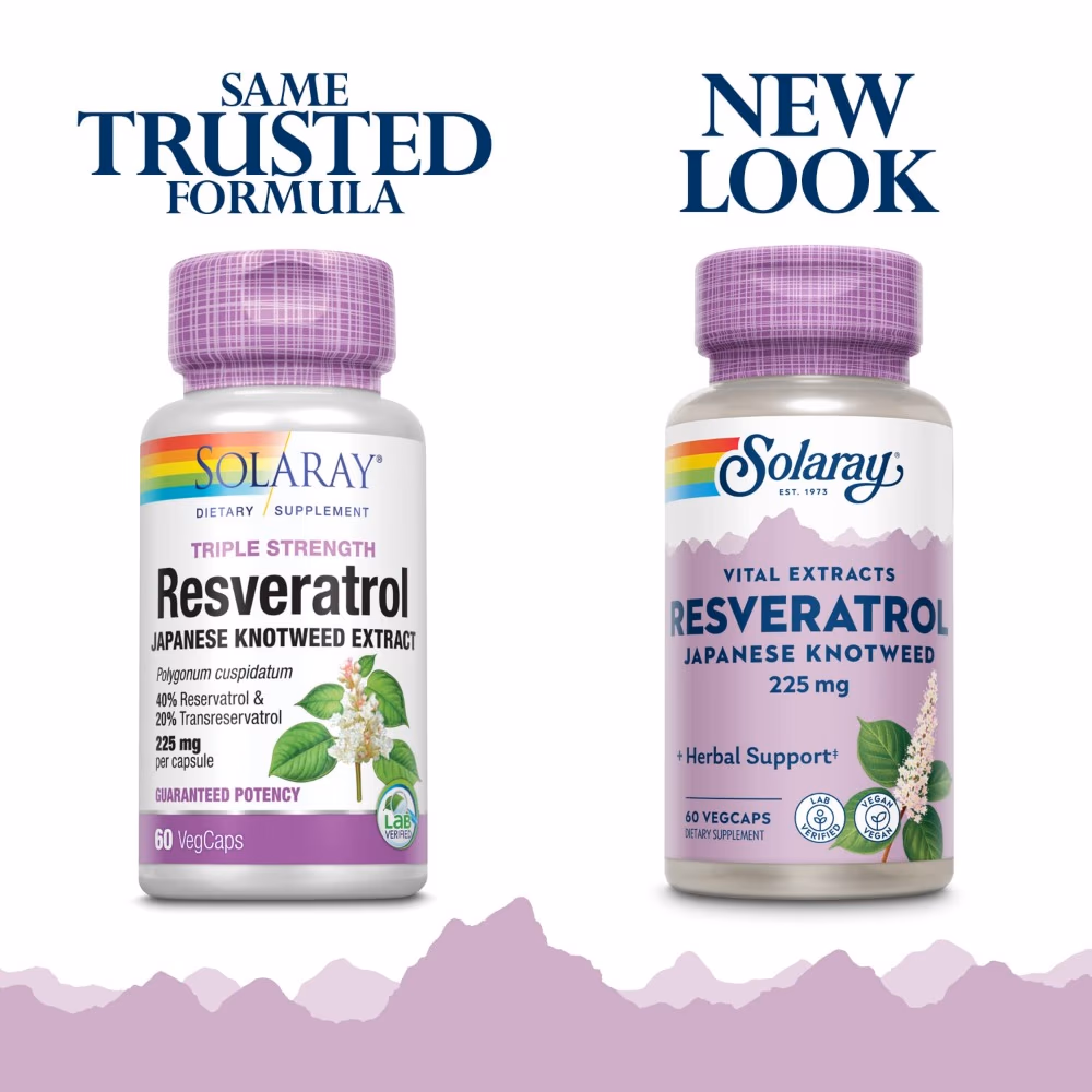 Solaray Resveratrol 75mg-60 Capsules 2