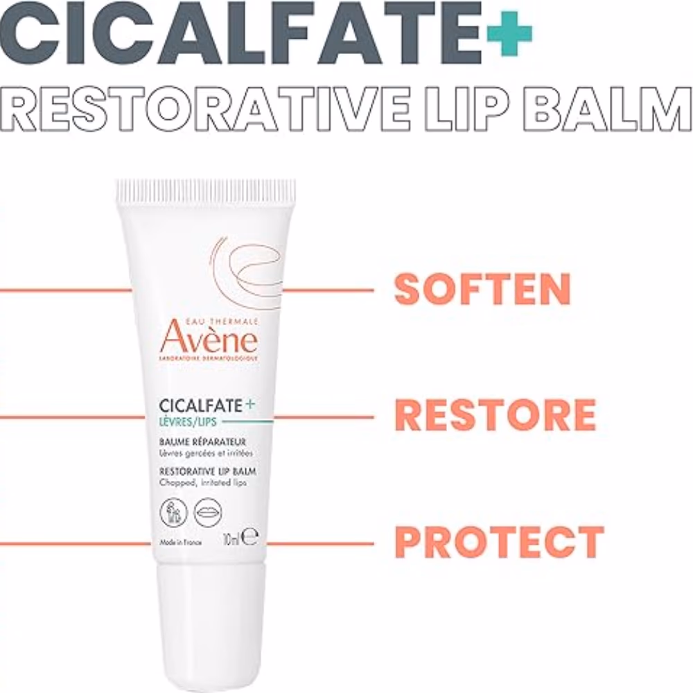 Avene Cicalfate Lip Repair Balm – 10ml | Intensive Soothing & Restorative Care for Dry, Chapped Lips 4