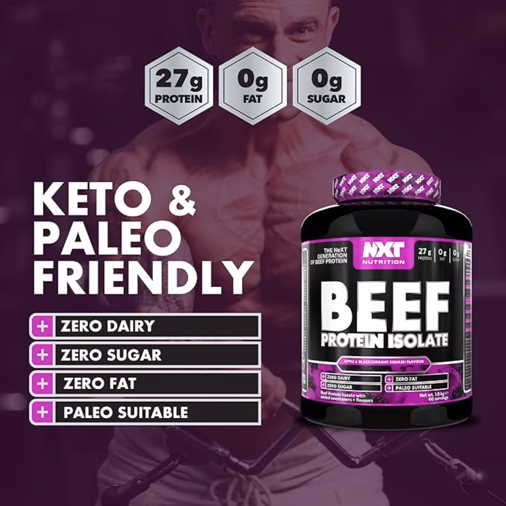 NXT Beef Protein Isolate Apple Blackcurrent 1.8Kg 4
