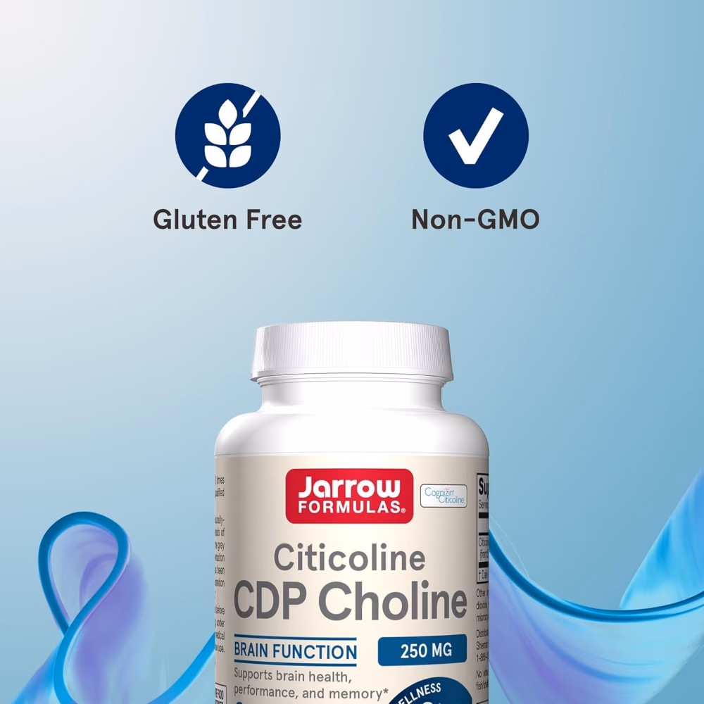 Jarrow Citicoline CDP Choline 250 mg 120 Capsules 5