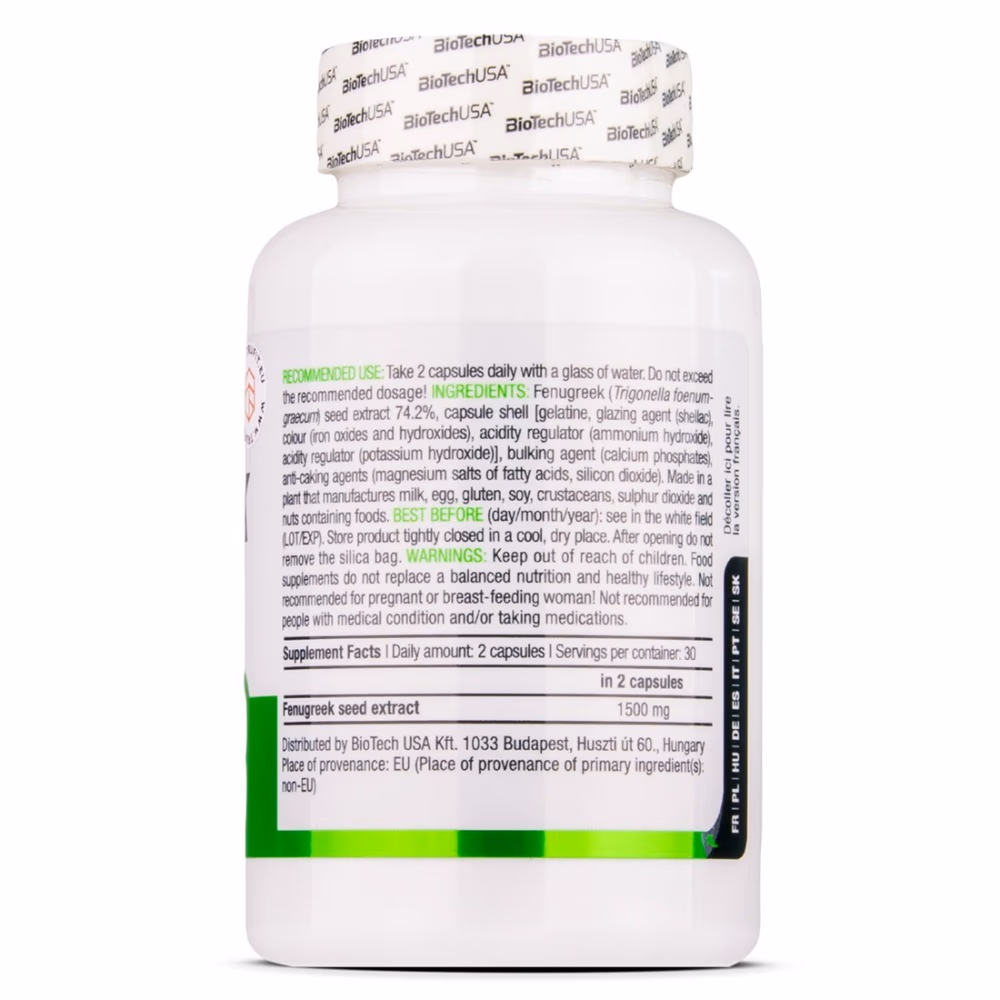 BioTechUSA Fenugreek 60 Capsules 3