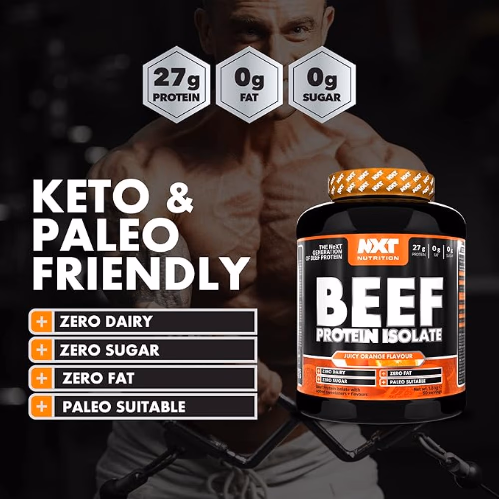 NXT Beef Protein Isolate Juicy Orange 1.8Kg 4