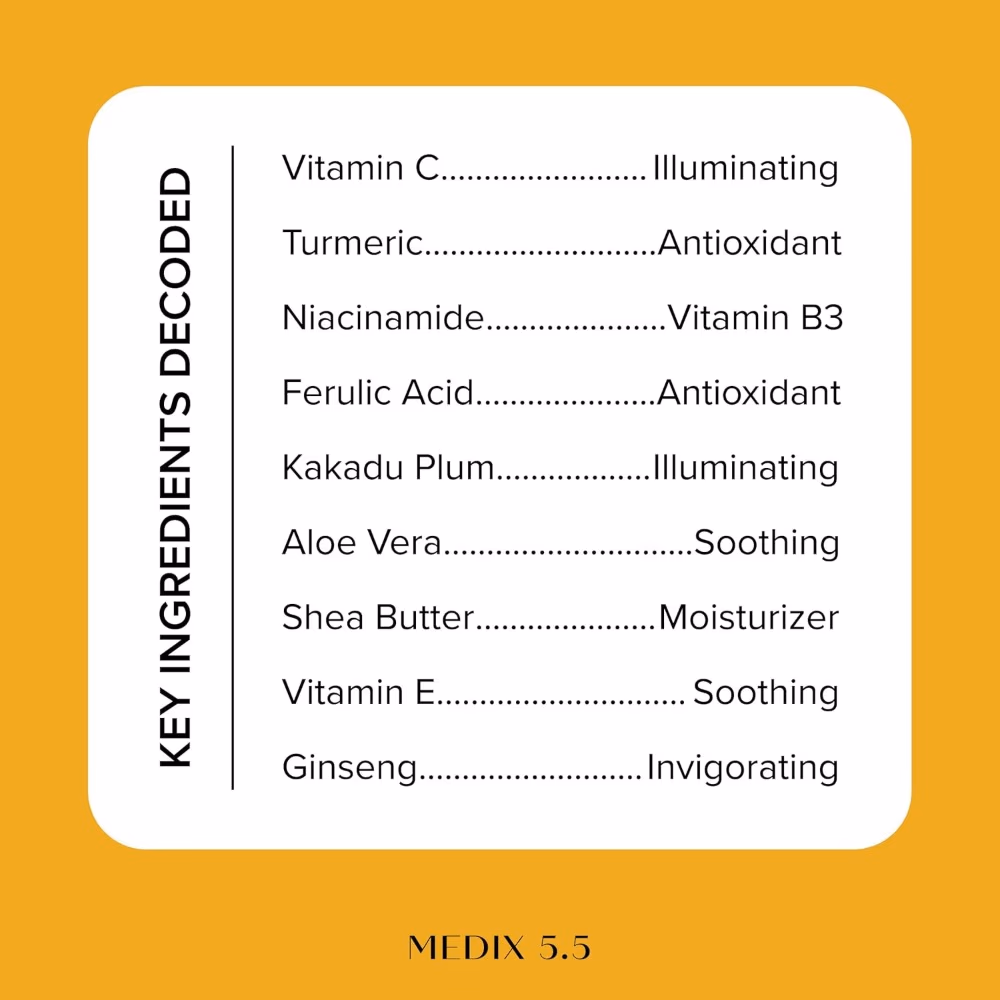 Medix 5.5 Vitamin C + Turmeric Body Cream 444ml 3
