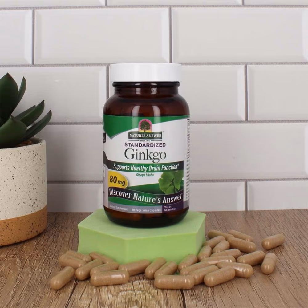 Natures Answer Ginkgo 80mg-60 Capsules 4