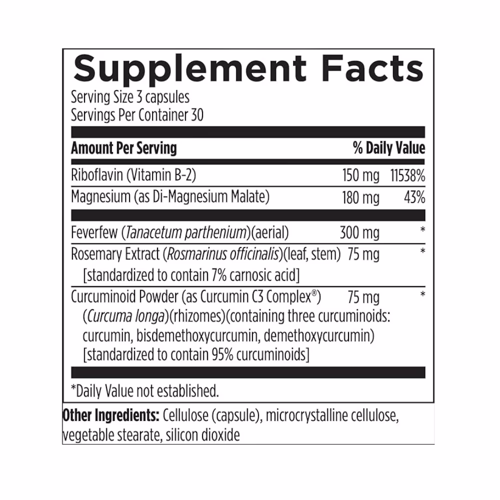 Designs For Health Migranol Vegetarian - 90 Capsules 4