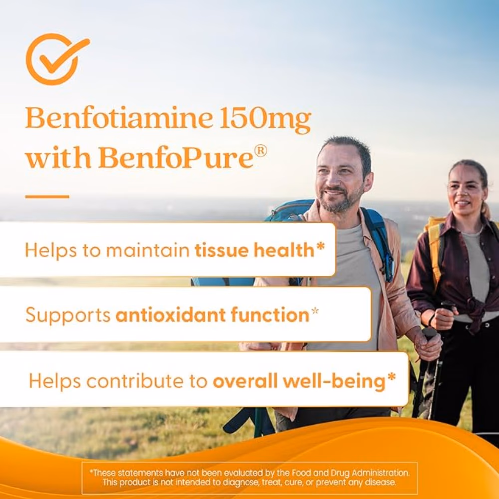 Doctor's Best Benfotiamine 300mg 60 Capsules 5