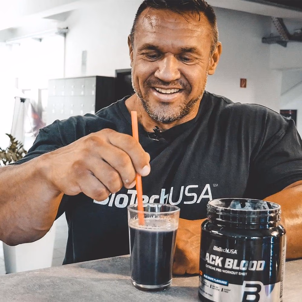 BioTechUSA Black Blood NOX Blueberry Lime 330gm 4