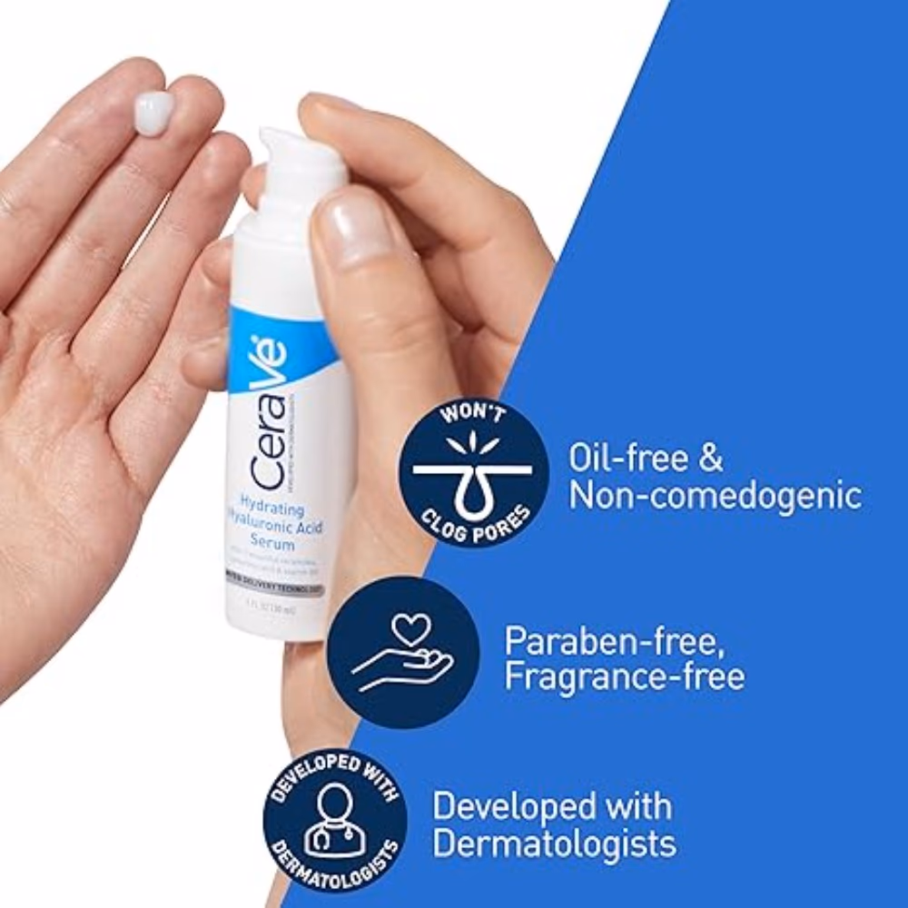 CeraVe Hydrating Hyaluronic Acid Serum 30ml 4