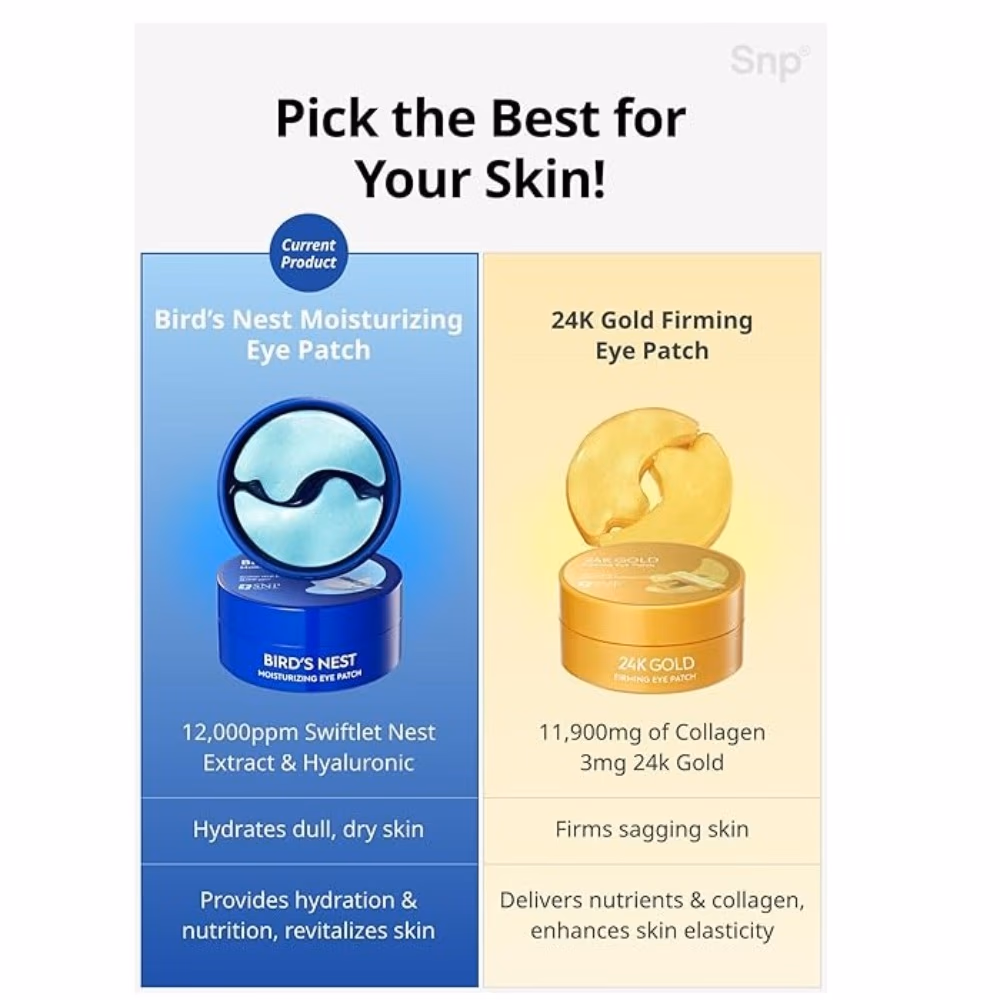 SNP Birds Nest Moisturizing Eye Patch 3