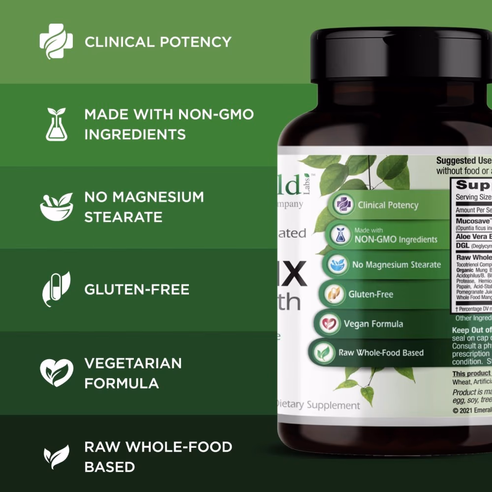 Emerald Reflux Health 60 Capsules – Digestive Support Supplement 3