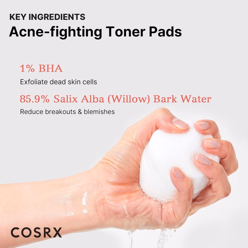 COSRX Original Clear Pad 70s – Exfoliating & Clarifying Treatment With BHA To Gently Remove Dead Skin Cells, Unclog Pores, And Promote Clear, Balanced Skin. 4