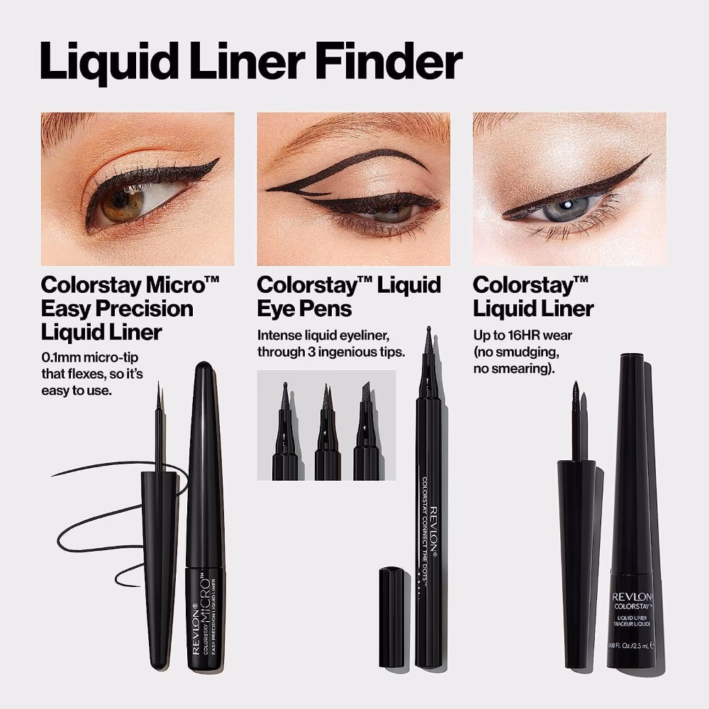 Revlon ColorStay Liquid Liner Blackout 001 4