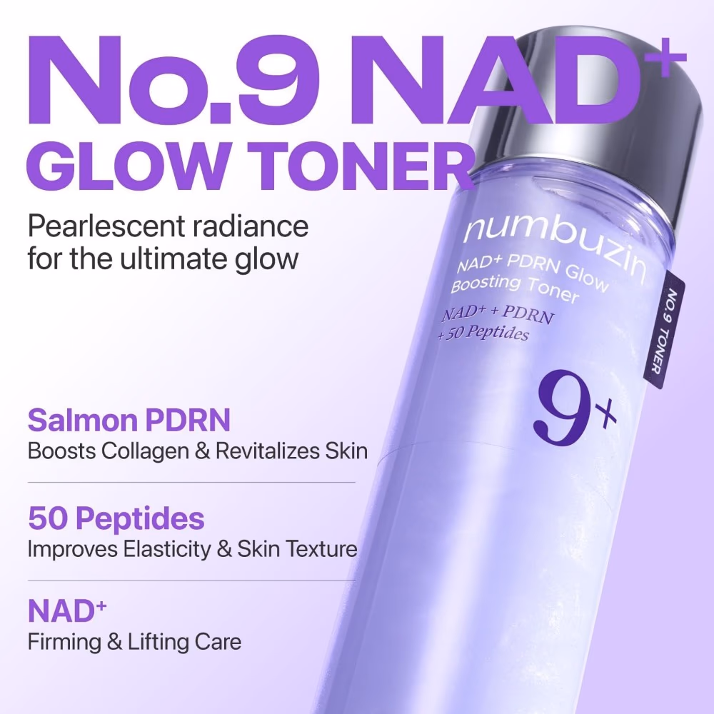 Numbuzin 9+ NAD+ PDRN Glow Boosting Toner 150ml 2