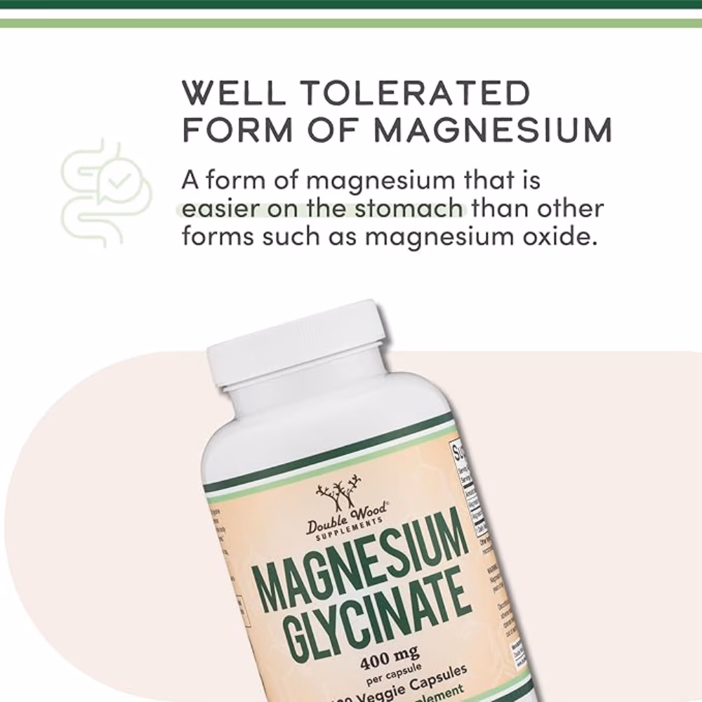 Double Wood Magnesium Glycinate 400mg Capsule 180s 5