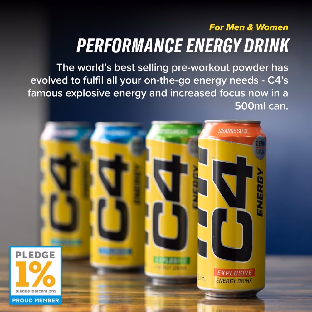 Cellucor C4 Energy RTD Pineapple Head 473ml x 12pcs Pack 5
