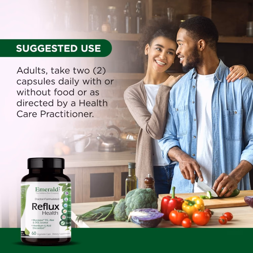 Emerald Reflux Health 60 Capsules – Digestive Support Supplement 2