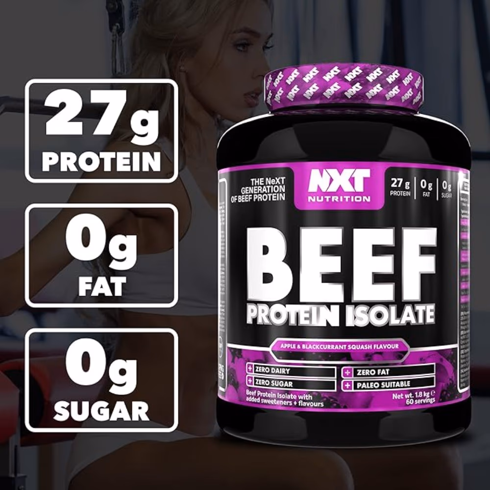 NXT Beef Protein Isolate Apple Blackcurrent 1.8Kg 3
