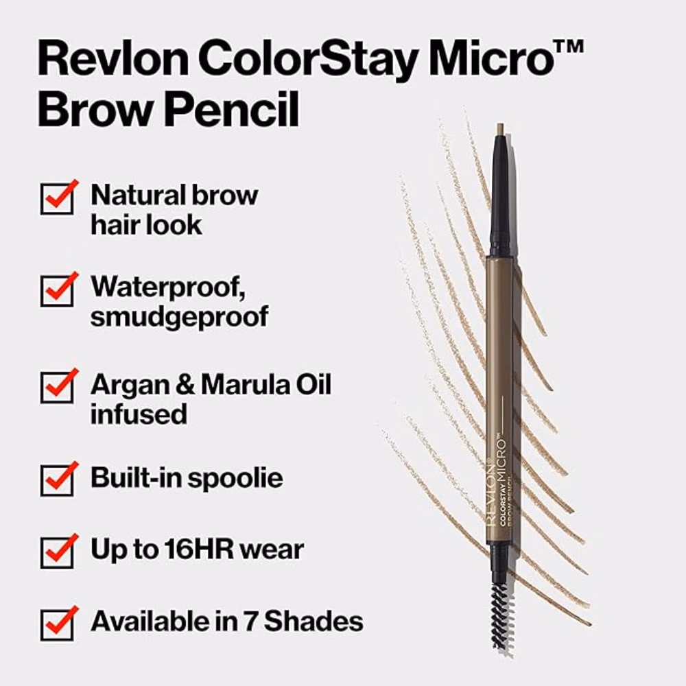 Revlon ColorStay Brow Pencil Dark Brown 456 4