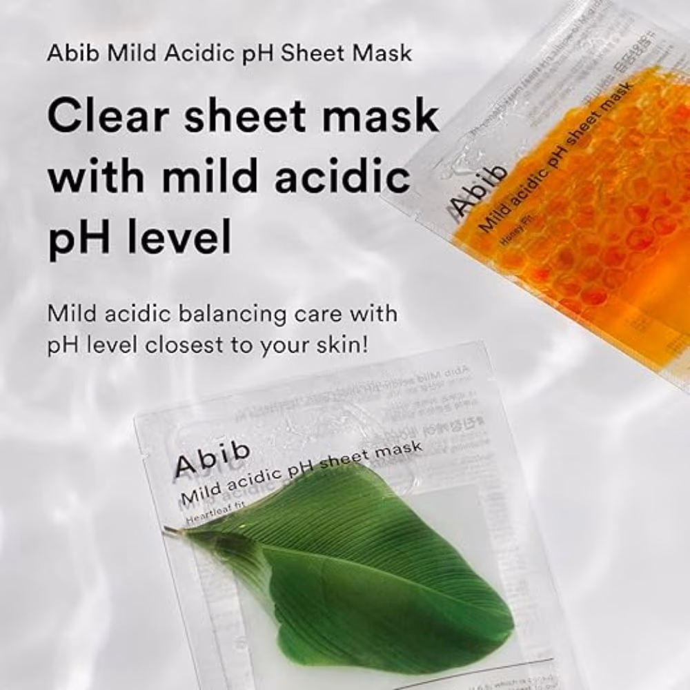 Abib Heartleaf Fit Mild Acidic pH Sheet 5 Masks 2