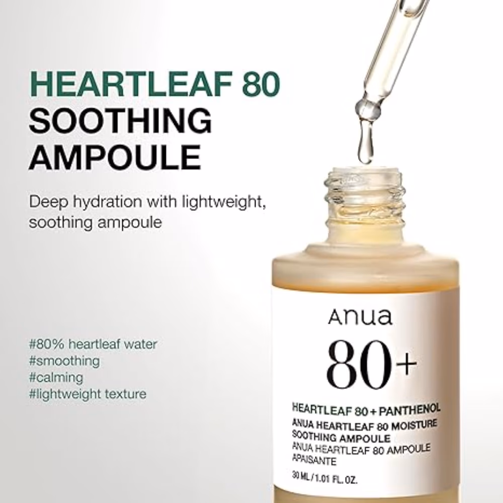 Anua Heartleaf 80 Moisture Soothing Ampoule 30ml 2