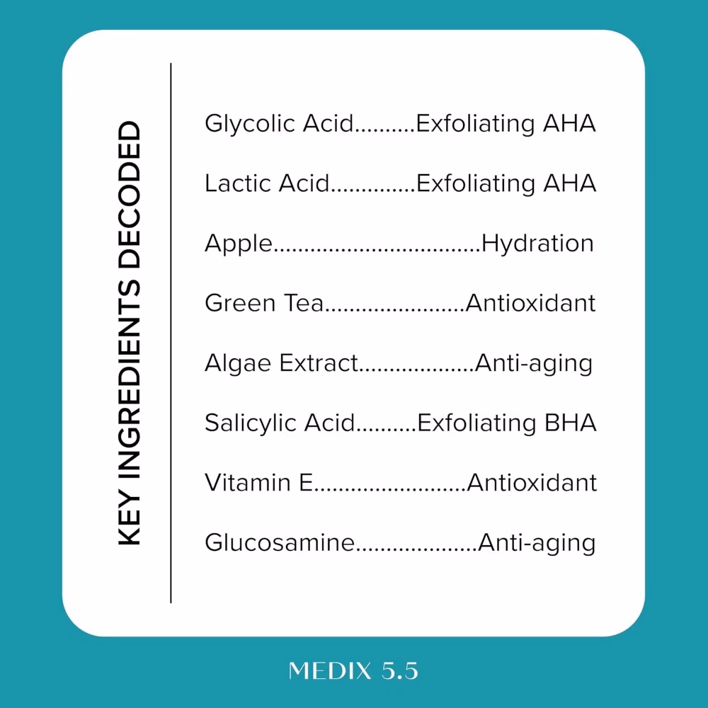 Medix 5.5 Glycolic + Lactic Acid Body Wash 444ml 2