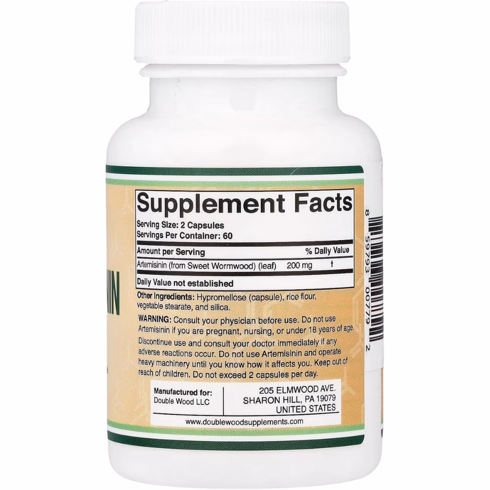 Double Wood Artemisinin 200 mg-120 Capsules 2