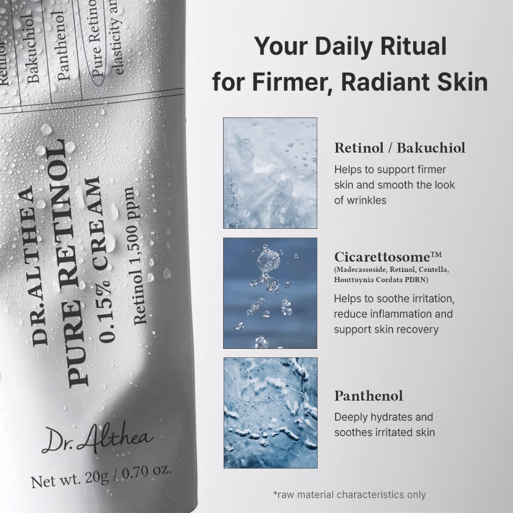 Dr. Althea Pure Retinol 0.15% Cream 20g 2