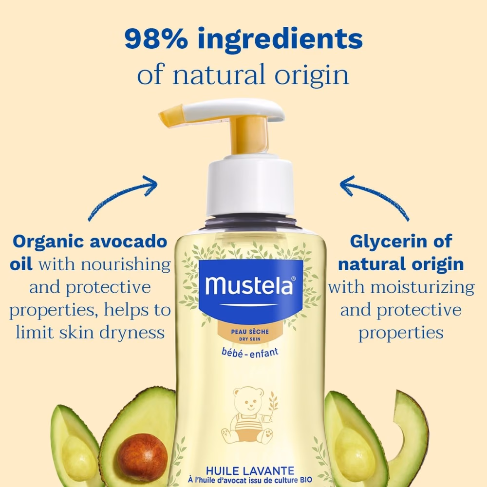 Mustela  - Baby Cleansig Oil 500ml 4