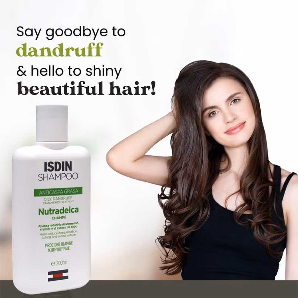 ISDIN Nutradeica Anti-Oily Dandruff Shampoo 200ml 3