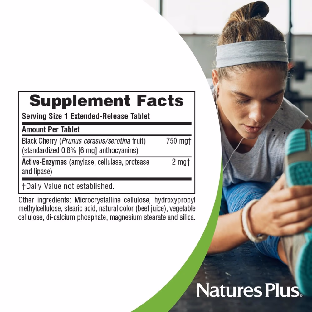 Natures Plus Black Cherry 750mg 30 Tabs 5