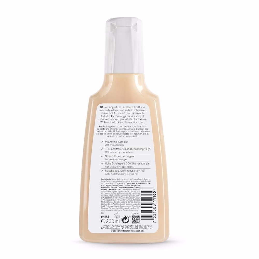 Rausch Avocado Color-Protecting Shampoo 200ml 2